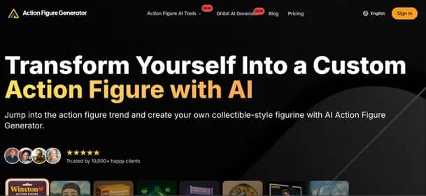 Action Figure Generator - Tool preview