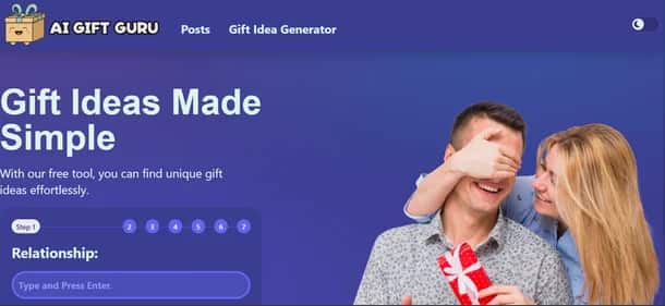 AI Gift Guru - Tool preview