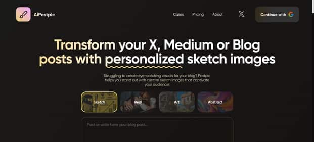 PostPic - Tool preview