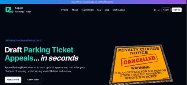 APPEALPARKINGTICKET - Tool preview