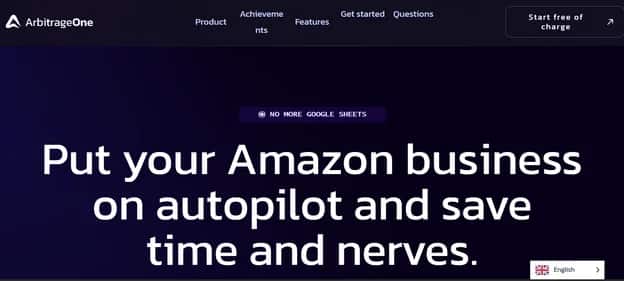 ArbitrageOne - Tool preview