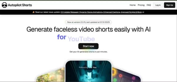 Autopilot Shorts - Tool preview