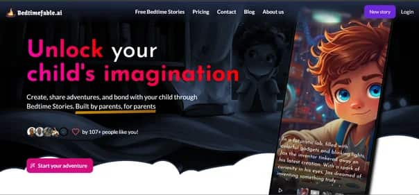 BedtimeFable - Tool preview