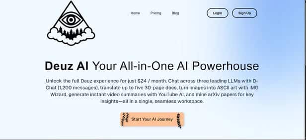 Deuz.ai - Tool preview