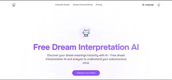Dream Interpretation AI - Tool preview