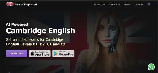 Use of English AI - Tool preview