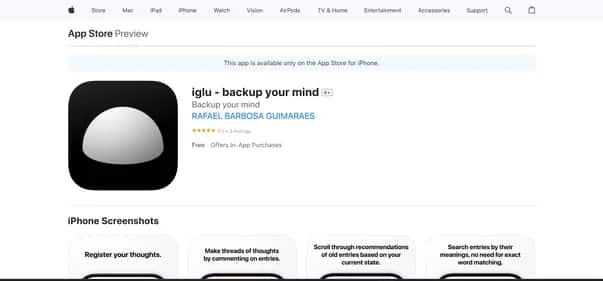 Iglu App - Tool preview