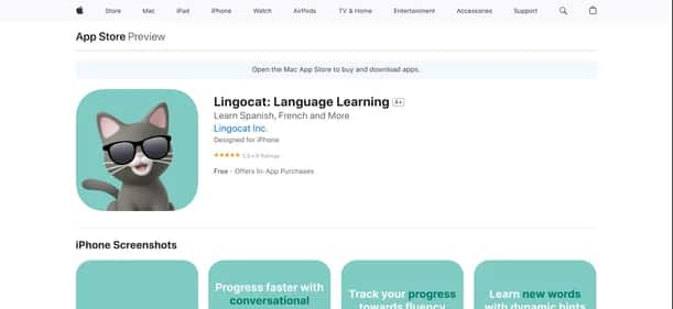 Lingocat - Tool preview