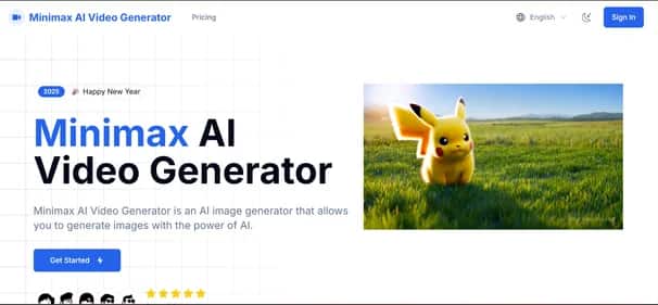 Minimax AI Video Generator - Tool preview