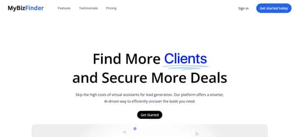MyBizFinder - Tool preview