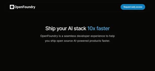 OpenFoundry - Tool preview
