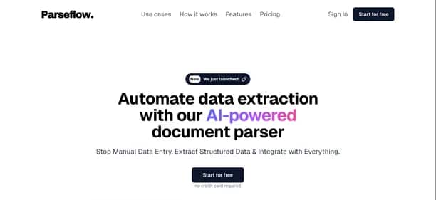 ParseFlow - Tool preview