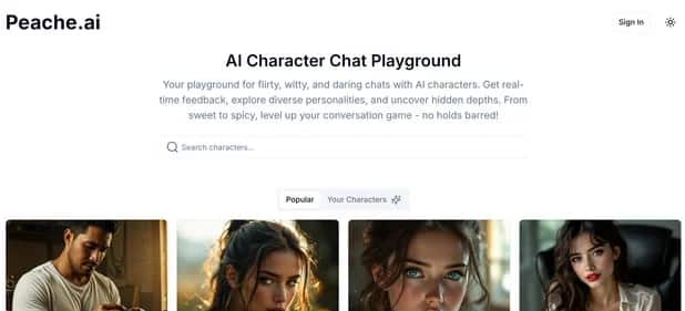 Peache.ai - Tool preview
