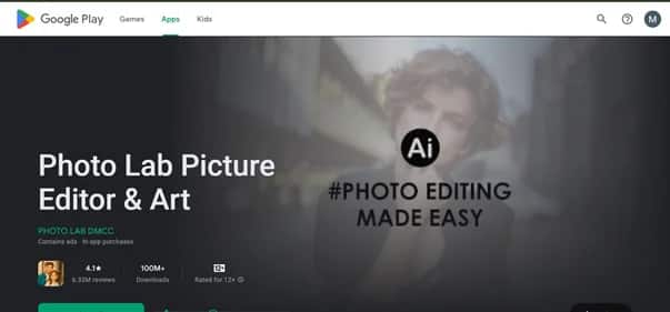 Photo Lab - Tool preview