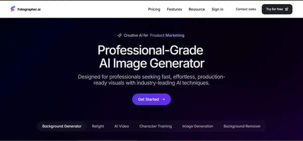Fotographer.ai - Tool preview