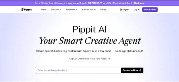Pippit AI - Tool preview