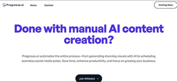 Progressa.ai - Tool preview