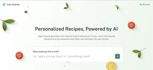 Sage Cooking - Tool preview