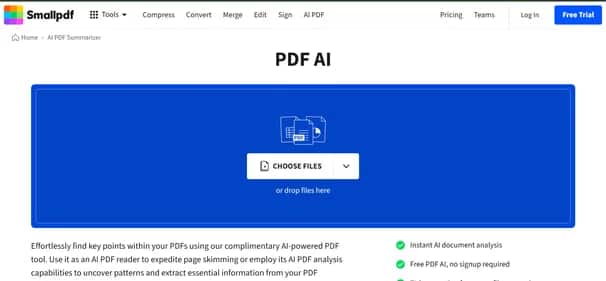 AI PDF Assistant - Tool preview