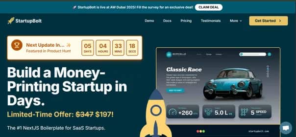 StartupBolt - Tool preview