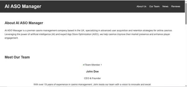 ASO Manager - Tool preview