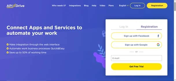 ApiX-Drive - Tool preview
