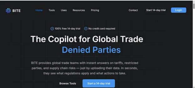 BiteData - Tool preview