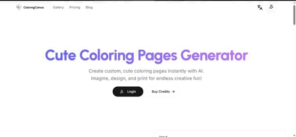 Coloring Canva - Tool preview