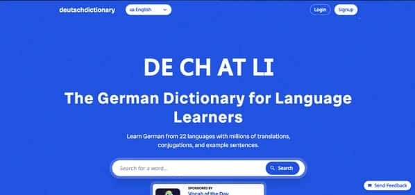 DeutschDictionary - Tool preview