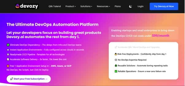 Devozy.ai - Tool preview
