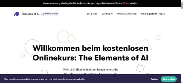 Elements of AI - Tool preview