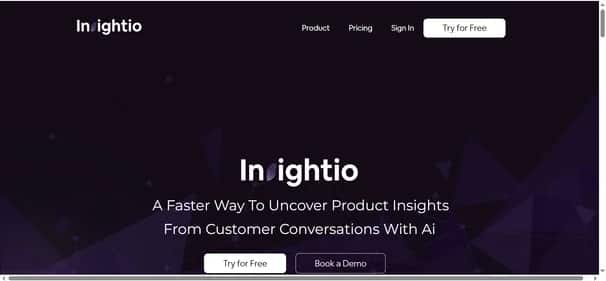 Insightio - Tool preview