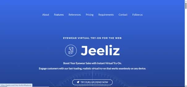 Jeeliz - Tool preview
