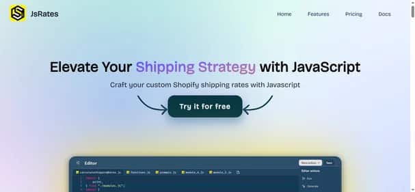 JsRates - Tool preview