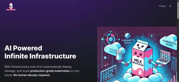 Milk Infrastructure - Tool preview