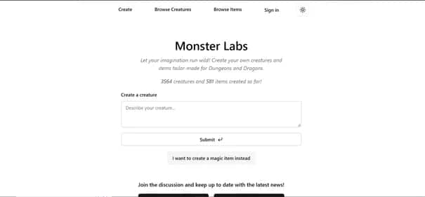Monster Labs - Tool preview