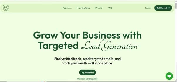 Moosemail - Tool preview