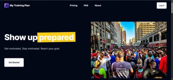 My Training Plan - Tool preview