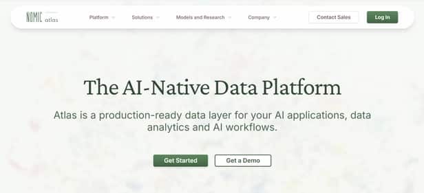 Nomic Atlas - Tool preview