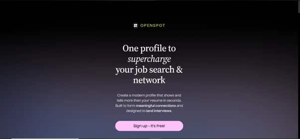 Openspot - Tool preview