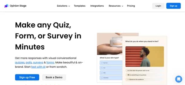 Opinion Stage - Tool preview