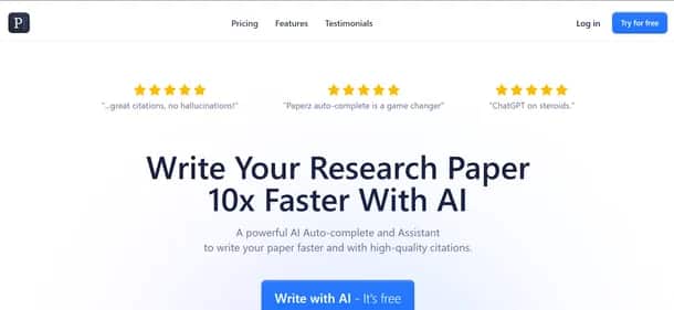 Paperz - Tool preview
