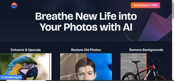 PhotoEnhanceAI - Tool preview