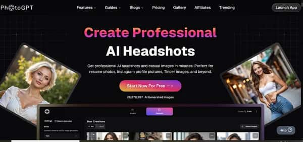 PhotoGPT - Tool preview
