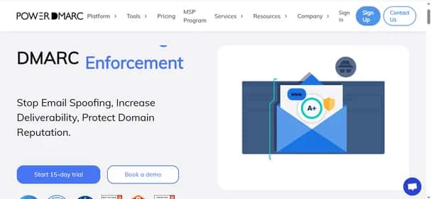 PowerDMARC - Tool preview