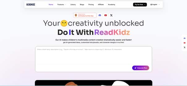 Readkidz - Tool preview