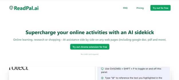 ReadPal.ai - Tool preview