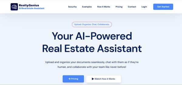 RealtyGenius.AI - Tool preview