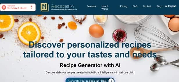 RecetasIA - Tool preview