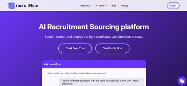 recruitRyte - Tool preview
